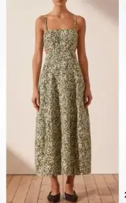 Shona Joy Dress Size AU 8 / US 4 BNWT Tracey Cut Out Cocoon MIDI Dress