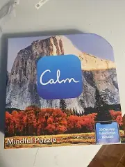 Calm Mindful Puzzle 300 pcs Foggy Mountains 30-day App Subscription Included New