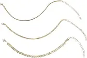 SAFIGLE Stylish Ankle Bracelet Chain Set Pcs Anklet Dainty Layered Anklets for Women Fashion Jewelry for Parties Christmas