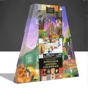 Fao Schwarz Kids Prehistoric Dinosaur Advent Calendar Green 3+ New - kids toys