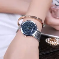 在飛比找Yahoo!奇摩拍賣優惠-熱銷 瑪莎莉時尚鋼帶女錶簡約手鏈手鐲防水個性潮時裝手錶腕錶女