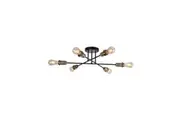 Lynsey Modern Elegant Pendant Lamp Ceiling Light - Black