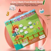 Math Busy Book For Toddlers Magnetic Sticking Preschool Learning Activities Teaching Tool For 3 Years Old Kid Preschool Activity