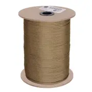 1000' Spool Coyote Brown 550lb Paracord 100% Nylon 7-Strand Parachute Rope Cord