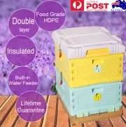 Built-in Water Feeder Bee Hive Insulated Hives PVC Beehive Boxes Honey Bee House