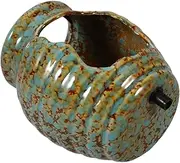 Milisten Circulating Water Clay Pot Circulating Waterfall Jar Cactus Bowl Desktop Water Fountain Pot Flowing Water Ornaments Garden Waterfall Fountain Courtyard Jar Fountain Jar Ceramics