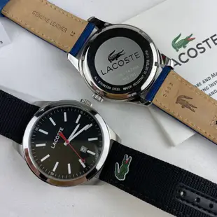 正版公司貨 - Lacoste 鱷魚 運動家活力時尚腕錶 44mm- 紅/黑/藍