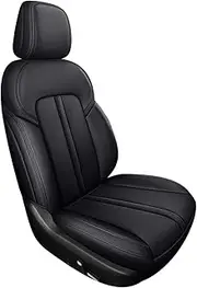 Automobile seat Cover, Car Seat Cover Compatible for Hyundai Ix35 I40 I30 Solaris Sonata Tucson Elantra StataFe Coupe Accent Veloster Custom Auto Accessories(1Pcs-Black)