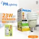 【Philips 飛利浦】4入 23W 110V 827 黃光 螺旋 省電燈泡 麗晶燈泡 _PH160015