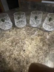 Waterford Crystal Nice 9oz Old Fashioned Tumbler Set (4) New With Box