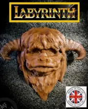 Wall Mountable Ludo Bust from the movie Labyrinth David Bowie Garden Fence Shed