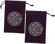 2pcs Drawstring Bags for Tarot Cards Tarot Cards Bag Tarot Organizer Portable Tarot Storage Bag Tarot Bags Drawstring Tarot Card Bag Tarot Pouches Tarot Cards Pouch Tarot Bag Pouch