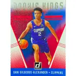 PANINI DONRUSS SHAI GILGEOUS-ALEXANDER ROOKIE KINGS 新人油畫特卡