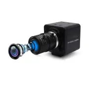 4K Webcam with 2.8-12mm Varifocal Lens, Plug&Play Sony IMX317 Sensor USB Came...