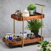 Homeydo Organizer | Wooden Spice Rack | 2-Tier Kitchen Countertop | Cabinet...