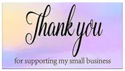 50Pcs/Pack Thank You for Supporting My Small Business Cards Greeting Customer Thank You for your order Card For Small Shop Gift