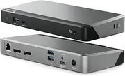 Alogic USB-C Dual 4K Docking Station with 65 W Power Delivery