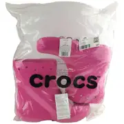 CROCS Classic Crush Boots Mens Womens Size USA M 10/W 12 Juice Pink New In Bag