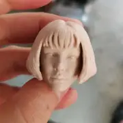 1/6 Natalie Portman Unpainted Girl Head Carving fit 12'' Phicen TBLeague Figure