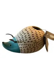 Pottery Hedge Hog Air Planter New With Tags