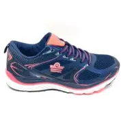 ADMIRAL Womens Pioneer - Lightweight running and training shoe - Navy / Coral