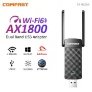 WiFi 6 USB Adapter 2.4G&5.8G AX1800 USB3.0 Wireless Network Card
