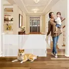 Reinforced 35” Tall 100” Wide Baby Gates for Large Openings Retractable Baby ...