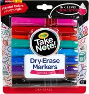 58-6545 Take Note Premium Whiteboard Markers 12Pk, Chisel Tip, Great for Boardro