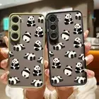 For Samsung S25 Ultra S24 FE S23 S22 A56 A15 A52 Acrylic Matte Hybrid Case Cover