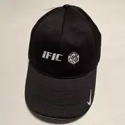 IFIC Nike Golf Swoosh Cap Hat Fitted Legacy91 Unisex Sz L/XL Dri-Fit Black NWT