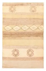Traditional Hand-knotted Wool Carpet 3'10" x 6'3" Area Rug