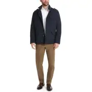 Ben Sherman Men's Beekman Casual Military Jacket Navy Small