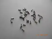 SOLID ALUMINUM FLAT HEAD RIVETS. 1/8 x 3/8" 50 PCS. NEW