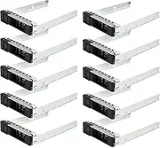 Hard Drive Bracket 3.5" HDD SSD Bracket X7K8W 0X7K8W Hard Drive Tray Caddy Compatible for Dell PowerEdge 16th/15th/14th Generation R240 R340 R440 R540 R640 R740 R740xd2 R6415 R7425, 10 Pack