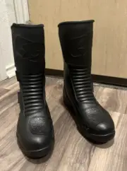 Oxford Delta Waterproof Motorcycle Boots CE Black Touring Bike Shoes “US Seller”