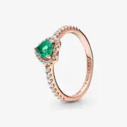 *BRAND NEW* Pandora Timeless Gold Plated Sparkling Elevated Heart Ring 188421C03