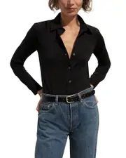 Buck Mason Fluid Jersey Bungalow Shirt
