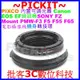 PIXCO 可調光圈 CANON EOS EF鏡頭轉SONY PMW-F3 F65 F5 F55 FZ相機攝像機身轉接環