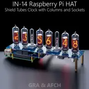 IN-14 NIXIE TUBES CLOCK RASPBERRY PI HAT or ARDUINO SHIELD NCS314 [WITH OPTIONS]