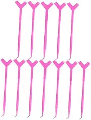 FOYTOKI 12pcs Lash Perm Separator Brush Set Lash Lift Kit for Eyelash Perming Spoolies Hot Eyelash Curler