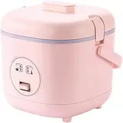Small Rice Cooker And Steamer, 1.2L Portable Mini Rice Multicooker Pot with with Keep-Warm Function, Suitable 1-2 People for Kitchen Cooking Home Office Dormitory And Travel, 240W,Pink
