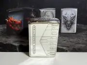 RARE MARLBORO STERLING SILVER 5-SIDED MUST HAVE COLLECTABLE ZIPPO LIGHTER