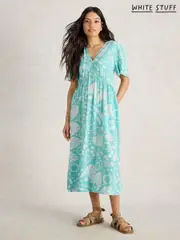White Stuff Blue Lucy Midi Dress (W38228) | $173