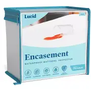 Zippered Mattress Protector Waterproof Completely Surrounds Matress Bedbug Proof