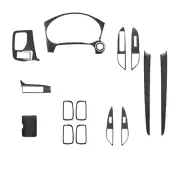 15X Carbon Fiber Dashboard & Door Cover Trim For Mitsubishi Outlander 2014-2016 (for: Mitsubishi)