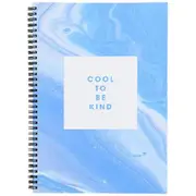Otto A4 Notebook Marble Blue 200 Pages