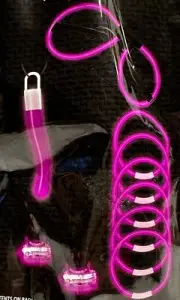 Glow Grille Glow Stick PARTY PACK ~ PURPLE Color ~ Pendant, Lanyard, Glasses NEW