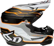 6D HELMETS ATR-2 Phase Helmet White Orange Small 122825