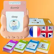 KILOGOGRAPH Bilingual Flash Cards - French Talking Flashcards for Kids 3-12, 510 Sight Words, Pocket Speech for Toddlers, Sensory Toys for Autism, Travel Essentials, Audible Learning Material
