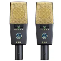 在飛比找蝦皮商城優惠-AKG C414 XLII Pair極致經典高階金色款、兩支